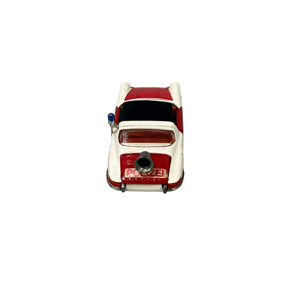 Vintage Corgi Toys Whizzwheels Porsche Targa 911S Polizei Police Car White Red - Picture 4 of 7